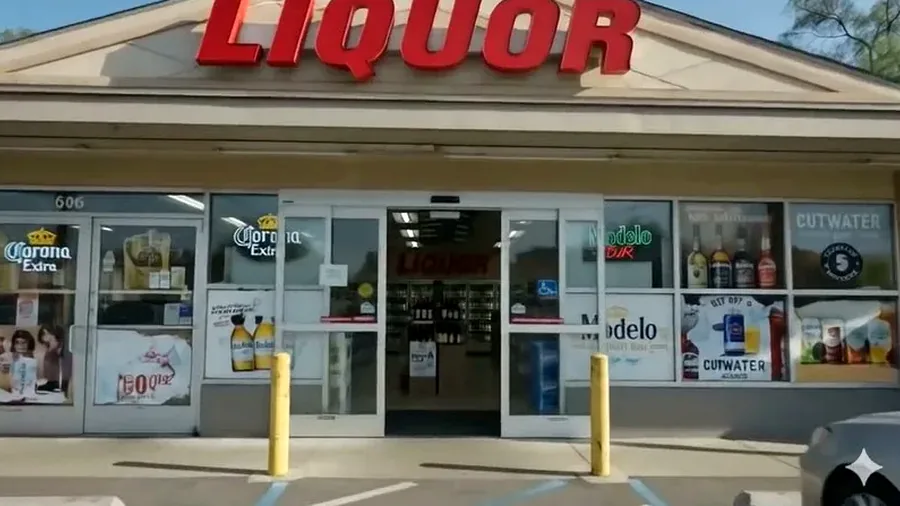 Harrison Liquor & Wine Market storefront angle